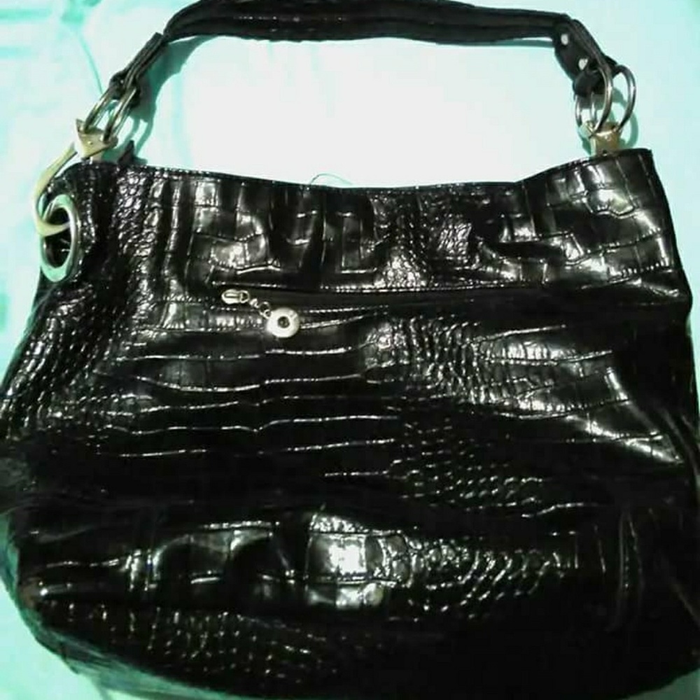 Black handbag